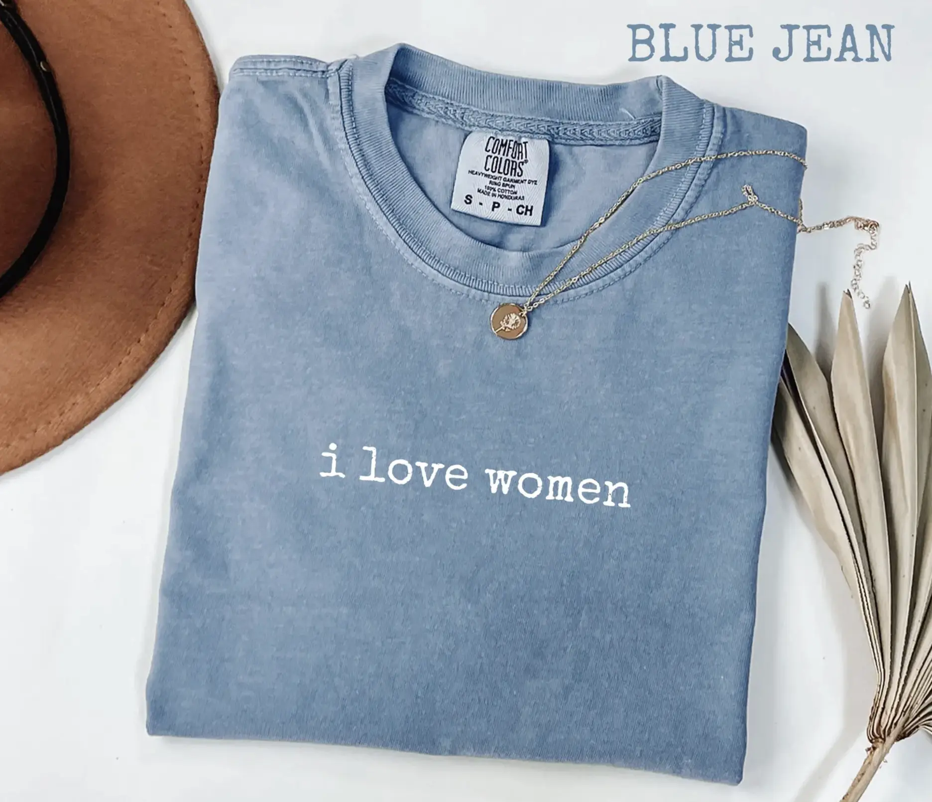 Comfort Colors I Love Women TShirt, Lesbian Pride Tee, LGBTQ Shirt, Unisex Graphic Tee, Pride Tee, Feminist Shirt, For Men & Women, Full Sizes, Full Colors