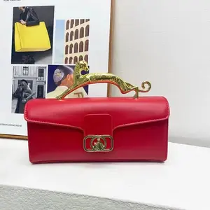 Tiger clutches PU Leather