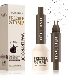 Freckle Stamp Pen, 5-Point Natural Fake Freckles Makeup Pen,Waterproof Faux Freckle Pen,Quick-Dry & Smudge-Proof Long-Wear, Easy to Create Realistic Freckle Look, Freckles Marker for Sunkissed Makeup,2 Vibrant Shades for All Skin Tones tiktokshopspringglo