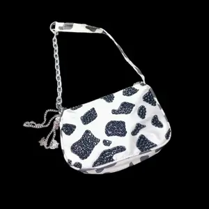 Y2K Theme CowPrint Rhinestone Purse