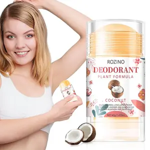 Natural Coconut Scent Aroma Deodorant, 1 Box Plant Extract Gentle Deodorant, Aluminum-free & Gentle for Sensitive Skin, Body Care Product for Women & Men, Cosmetic, Deodorant Personal Care, Scented, Moisturizing Deodorant