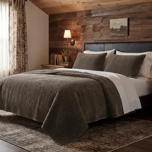 Stonewashed Cotton Velvet Quilt