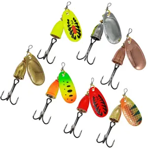 8g Copper Bell Sonic Spinner Bait with Rotating Metal Sequins