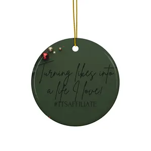 Ceramic Ornament, Likes to Life I love