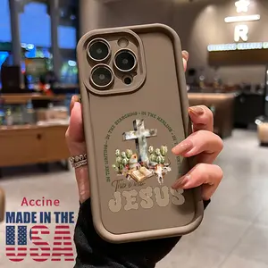 Faith Cross Pattern Case for iPhone 16 Pro 15 14 Plus 16e 13 12 Mini 11 Promax X XS Max XR xsmax Soft TPU Bumper Drop Protection Rugged Durable Back Cover for Boy