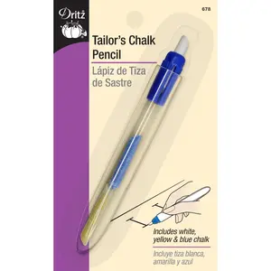 Tailors Chalk Pencil, 3 Chalk Refills