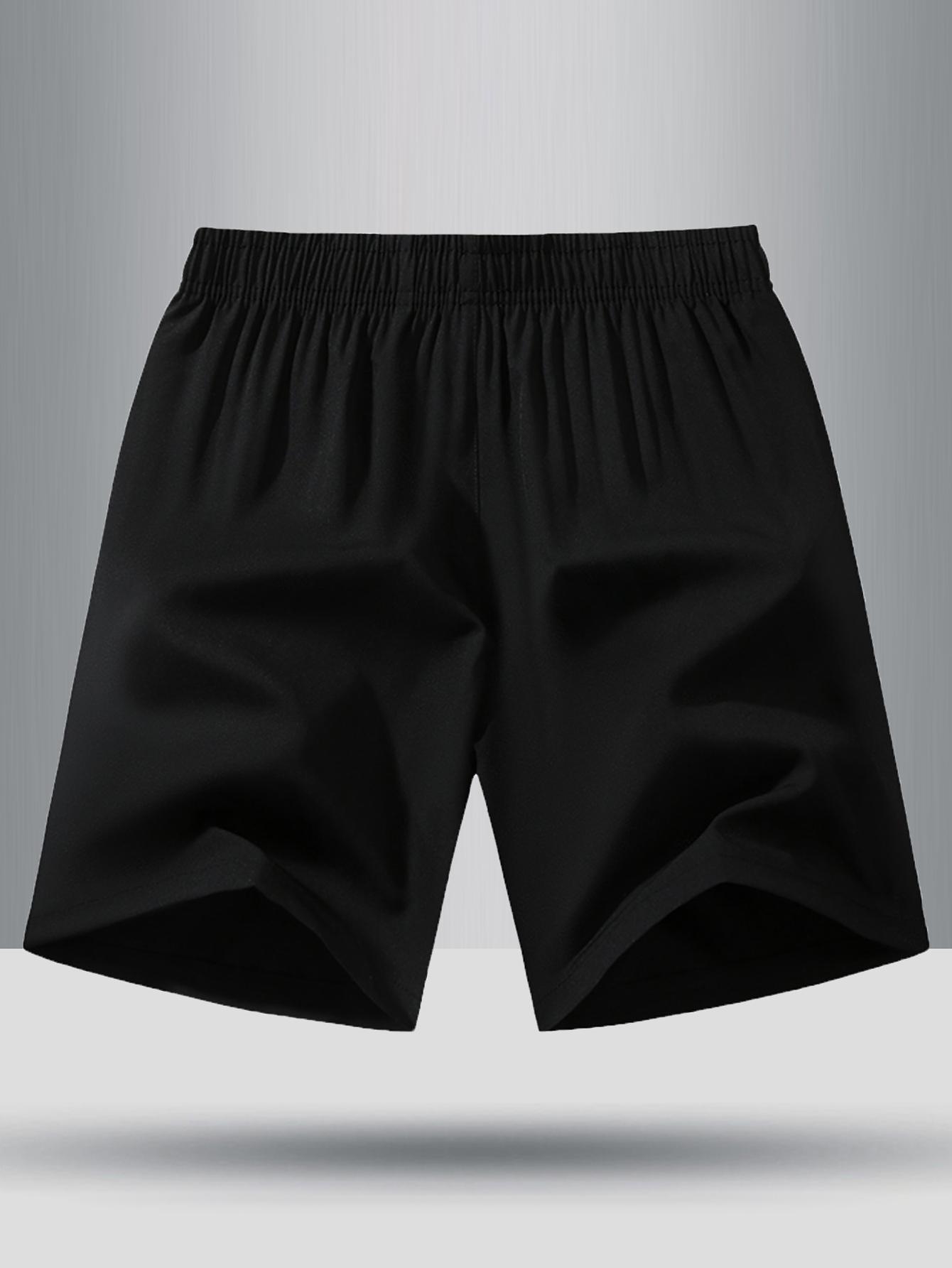 Men’S Solid-Color 5-Pack Shorts with Zippered Pockets—Casual, Comfortable, Breathable Summer Shorts for Everyday Wear; Men’S Casual Short Pant Set