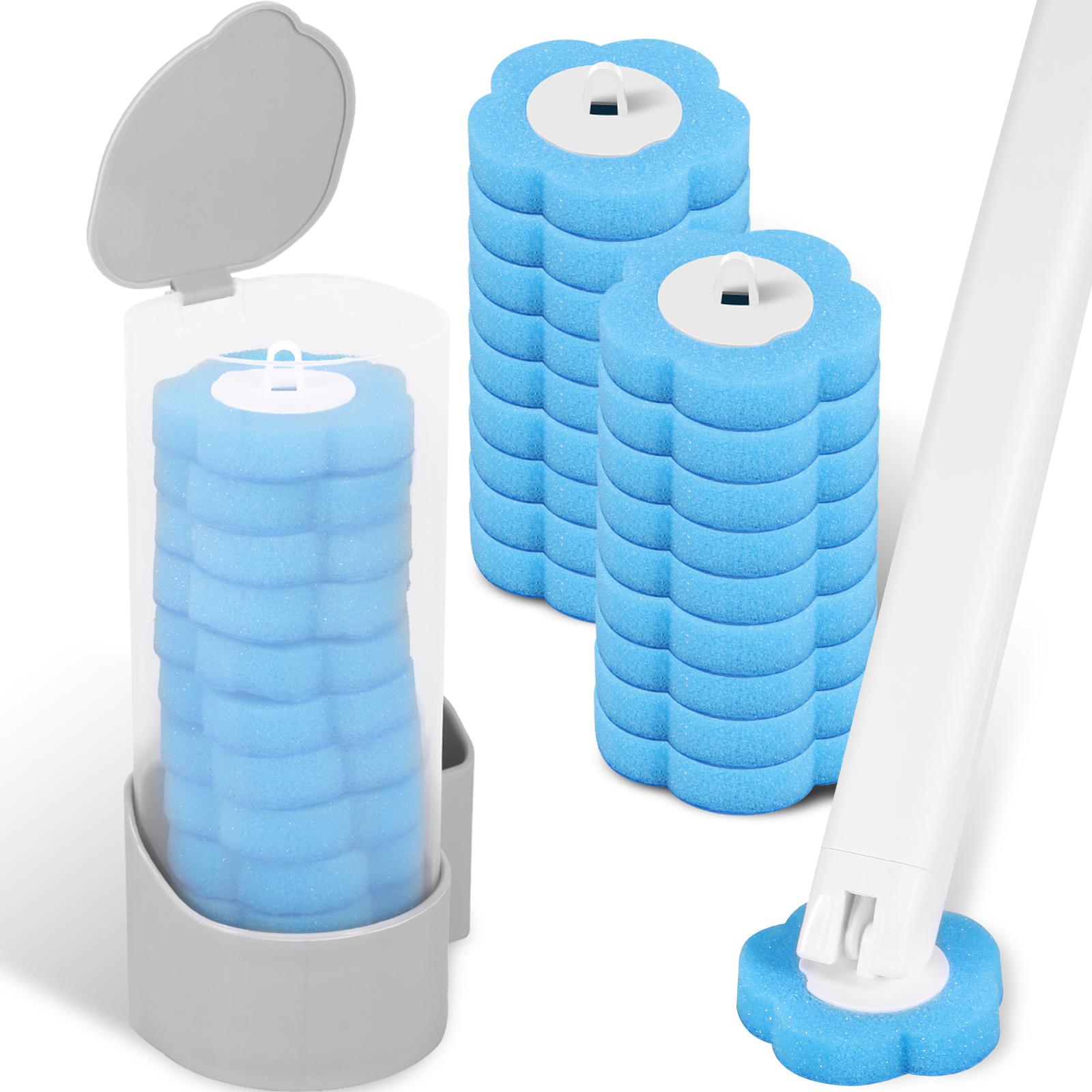 36 Pcs Disposable Toilet Brush Heads.