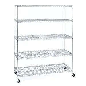 UltraDurable® 5-Tier NSF-Certified Steel Shelving