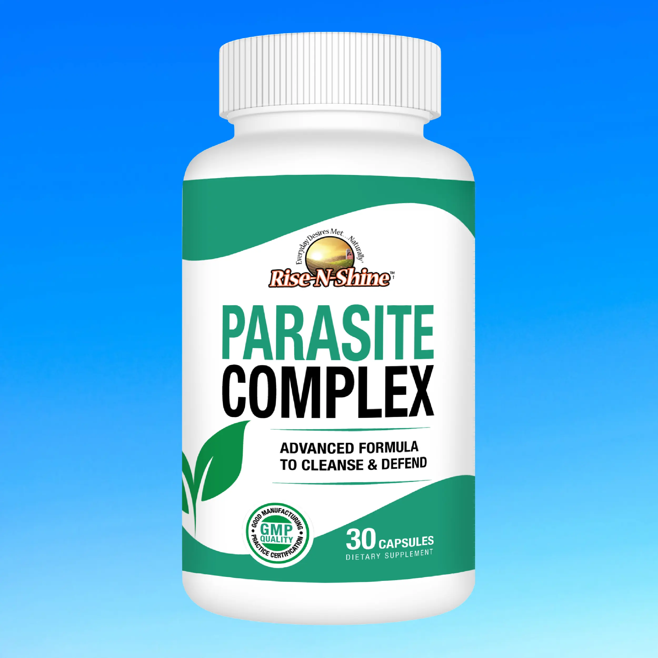 Rise-N-Shine Parasite Complex – Advanced Herbal Cleanse for Digestive Health, Immune Support, and Natural Detoxification Support– 30-Day Supply