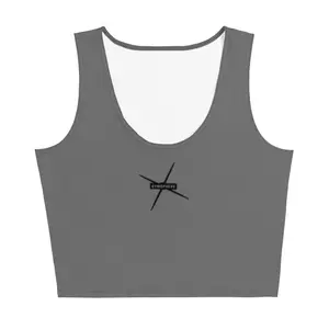 Grey Crop Top