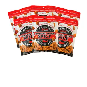 Smokehouse Poppers Seasoned Oyster Crackers - Spicy Flavor with Addictive Crunch - 1.5 oz Grab and Go - 6 ct. or 12 ct.