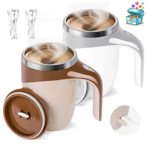Zorara Automatic Magnetic Stirring Coffee Mug, Portable Self Stirring Mug, USB Rechargeable Mixing Cup, Electric Self Mixing Mug, Rechargeable Stirring Cup, Suitable For Coffee Powder, Milk, Tea, Cocoa