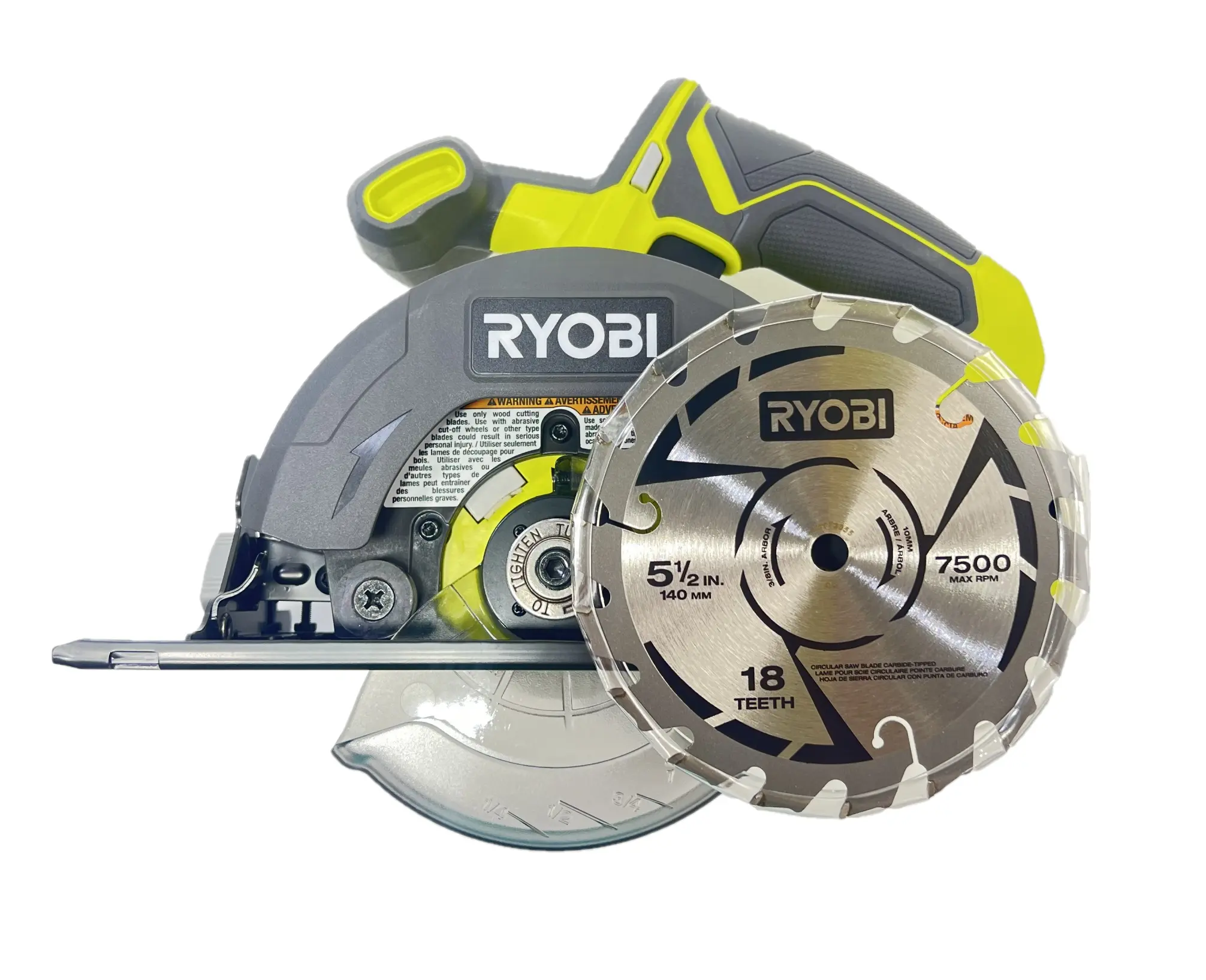 RYOBI 18 Volt Cordless 5 1/2 in. Circular Saw (Tool Only) RYOBI 18 Volt Cordless 5 1/2 in. Circular Saw (Tool Only)