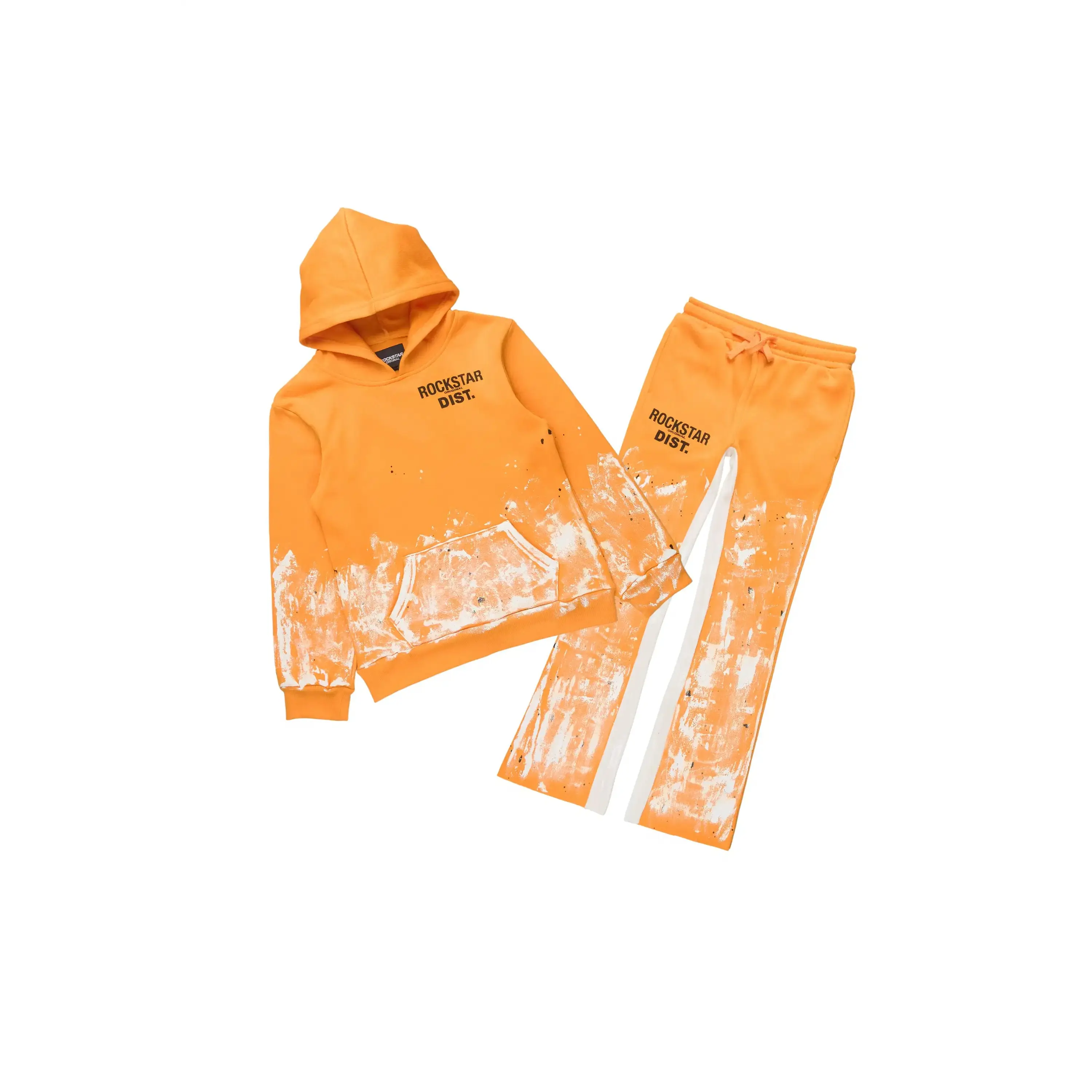 Boys Jaco Orange Baggy Fit Pant Set Boys Jaco Orange Baggy Fit Pant Set
