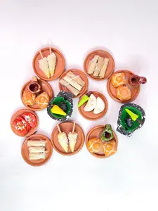 Mini Mexican Food Dishes 4 Pack or More Tacos Pan Dulce Fruit Tamales Day of the Dead