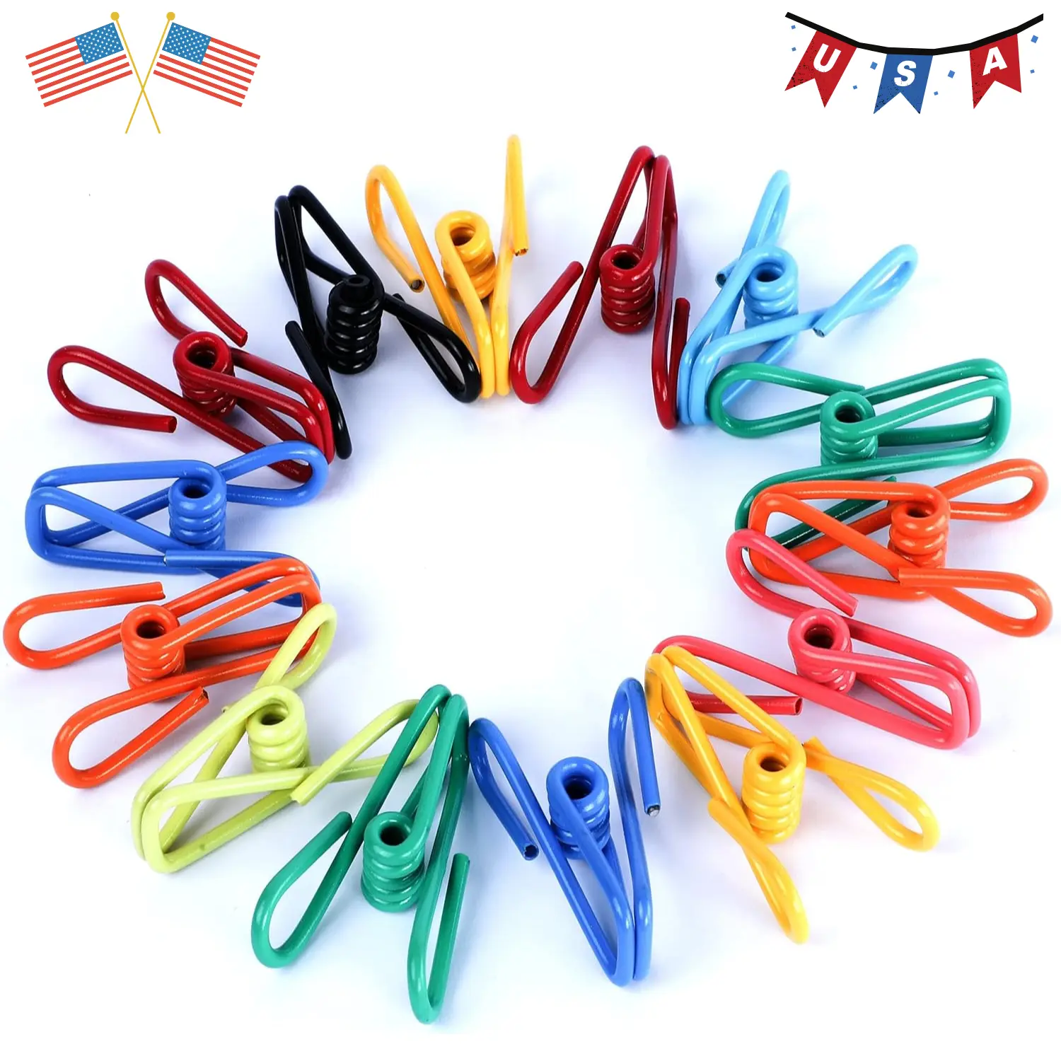 30 Pack Assorted Chip Bag Clips Utility - PVC 2 Inch 30 Pack Assorted Chip Bag Clips Utility - PVC 2 Inch