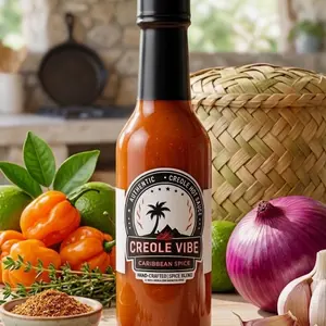Creole Vibe 5 oz hot sauce Spicy Flavor