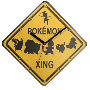 Pokémon crosswalk clock. Digital Mechanical Modern