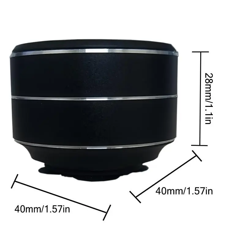 Mini Compact Bone Conduction Speaker, Bluetooth Wireless Desktop Speaker with Suction Cup, TWS Small Speaker, Portable Audio Solution, Stereo Sound, Perfect Gift for Friends and Family
