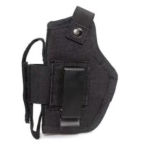 Unisex Waist Bag, 9mm Pistol Waist Bag, Built-in Waist Bag/External Waist Bag for Concealed Carry Pistol, with Magazine Pouch Durable Outdoor Hiking Multi Purpose Rucksack