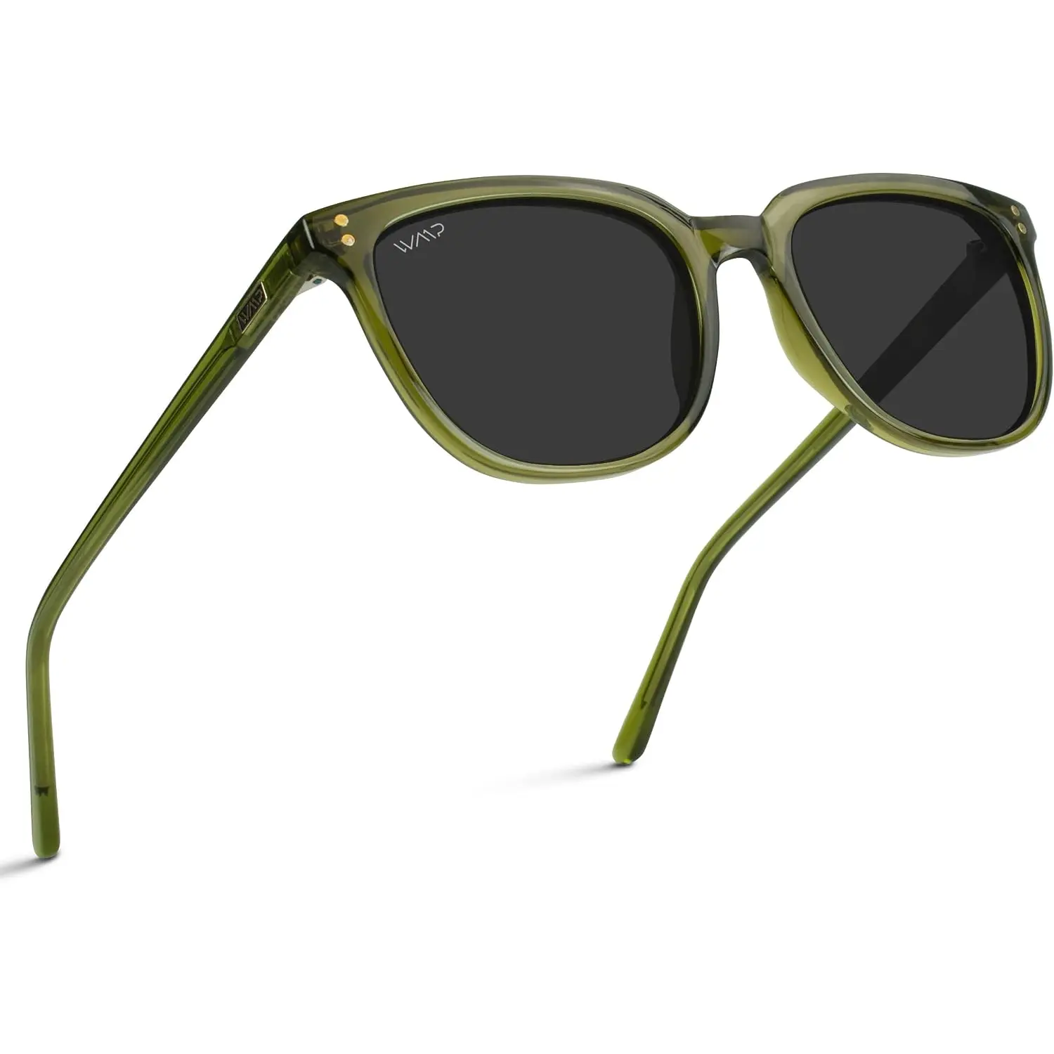 CVA Sunglasses - Olive Green Frame with Dark Lenses for Stylish Protection