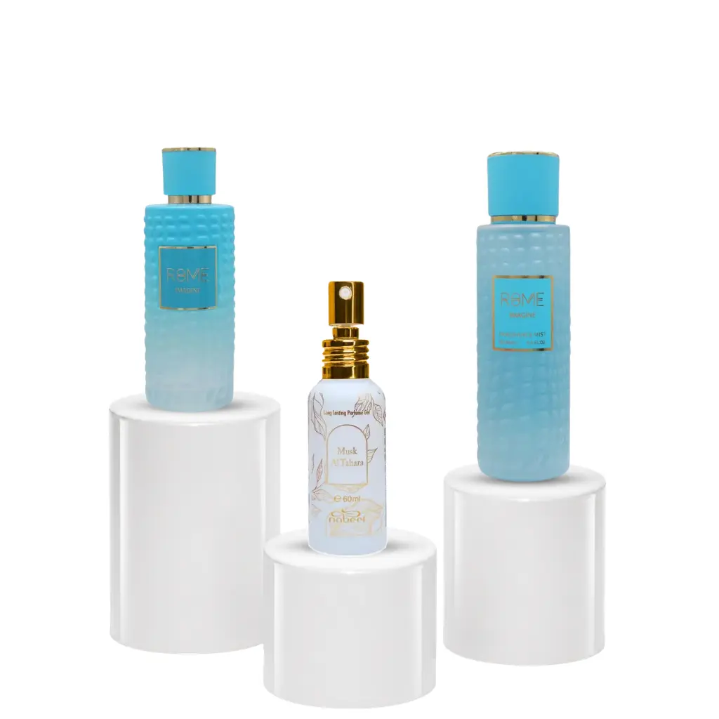 Oudlash Bundle | Rome Imagine Set + Musk Al Tahara Gel | Eau De Parfum | 350 ML | Unisex Fragrance | Bergamot - Black Pepper & Musk Notes