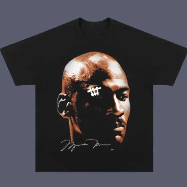 Michael Jordan Big Head Vintage Tee, Michael Jordan T-Shirt, Unisex Basketball Shirt, Hip Hop Graphic Tee, Menswear Womenswear Streetwear