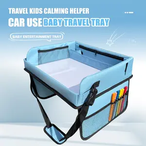 Travel Tray, Multi-Functional Storage, Easy to Clean, Stable Installation, Compatible with Various Seats, Pallet Type