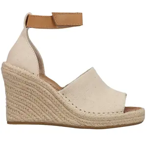 TOMS Womens Marisol Espadrille  Casual Sandals Casual High Heel 3" & Up - Beige