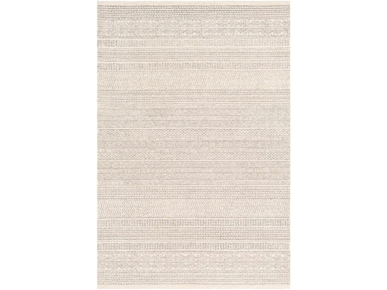 Livabliss MAR2303-35 Indoor Cut-and-Loop Tufted Area Rug, 3 x 5 ft, Multi-Color