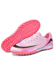 Men's Football Shoes, Breathable Anti-Slip Soccer Cleats, Enhanced Grip Sports Footwear, Unisex Outdoor Training and Match TF Style