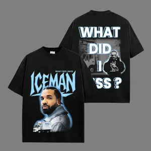 Drake Ice Man What I Did Miss Premium Cotton Shirt, Drizzy Shirt, Drizzy Fans, Drake Graphic Tee for Fans Gift Shirt For Music Lover