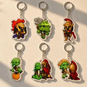 SFAWTDE DAWTDE AveryTheMayo & D3rlord3 Acrylic Keychain, Minecraft ARG Fan Art Gift