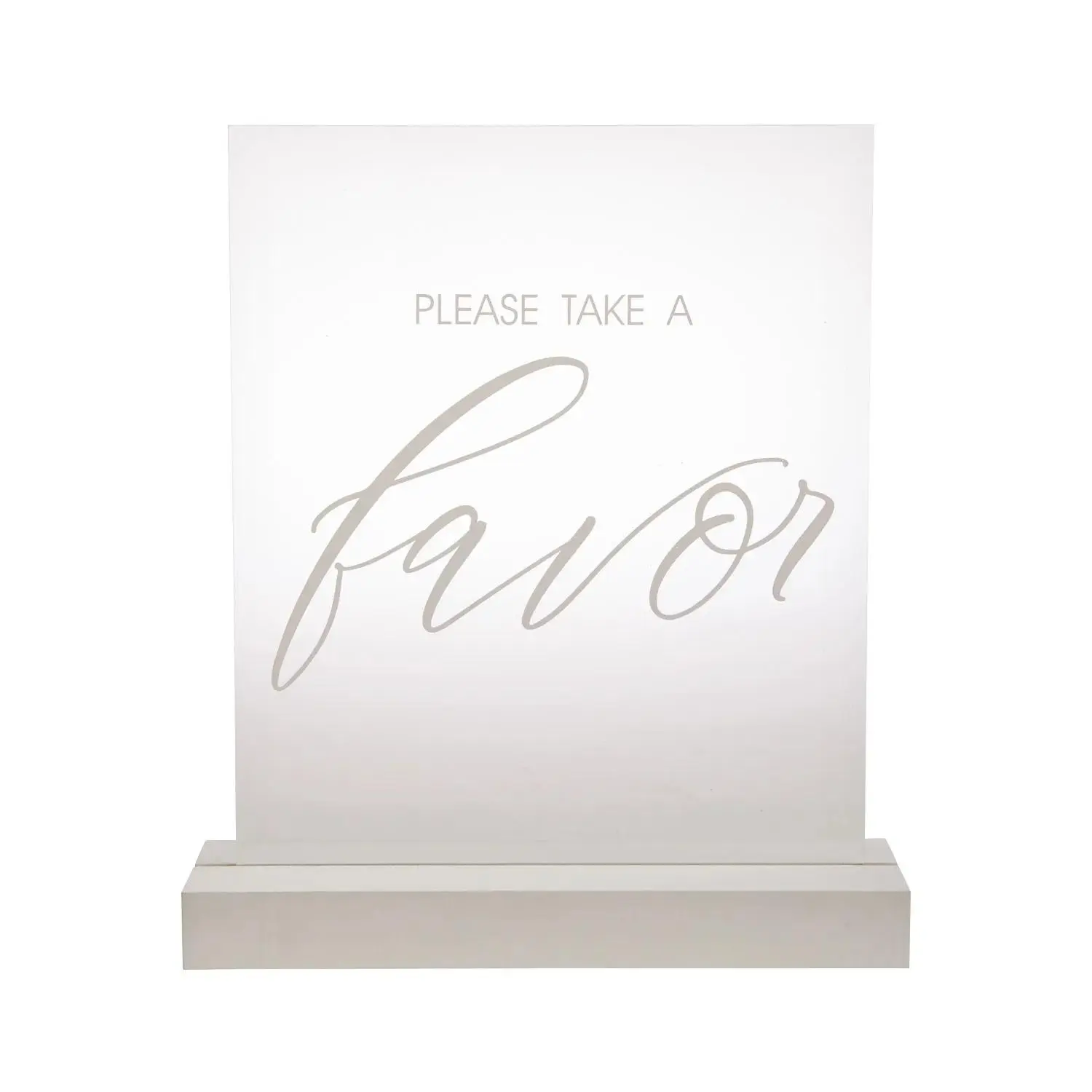 Favor Tabletop Sign