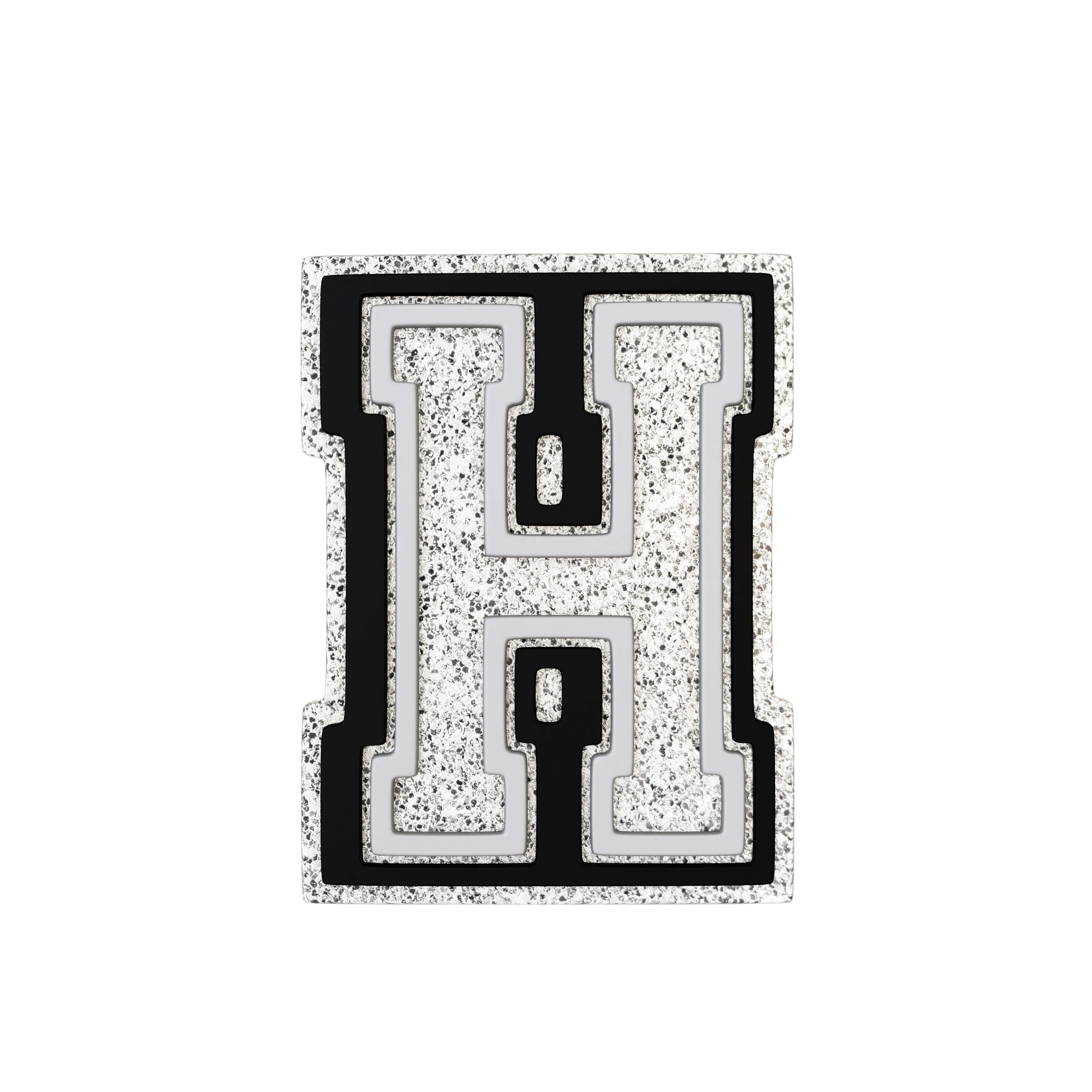 Silver Letter H
