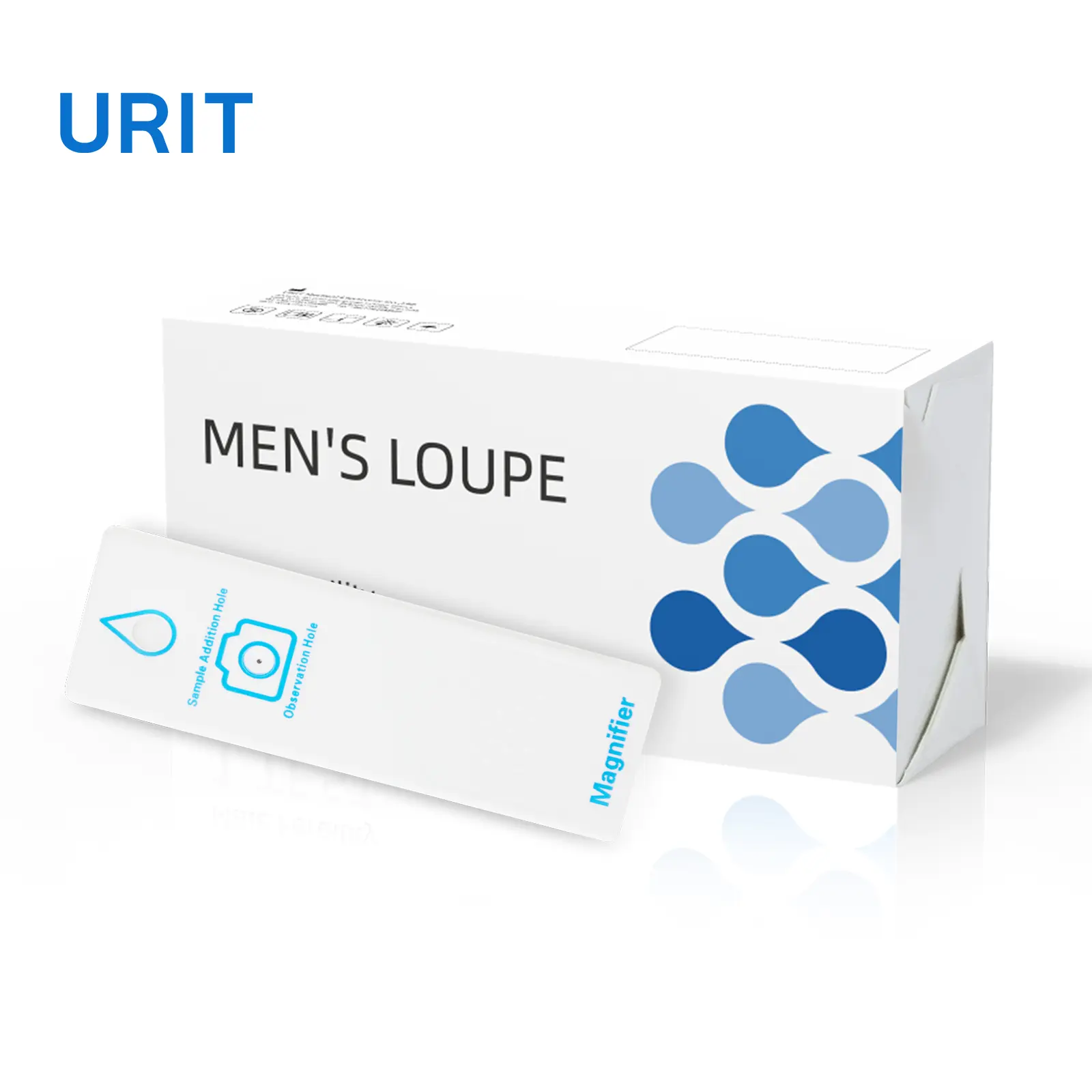 URIT Magnifier Pro – Clear View Personal Viewer with Reusable Base, Simple & Easy to Use, Gift for Men