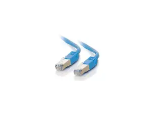 C2G 27266 Cat5e Cable - Snagless Shielded Ethernet Network Patch Cable, Blue (25 Feet, 7.62 Meters)