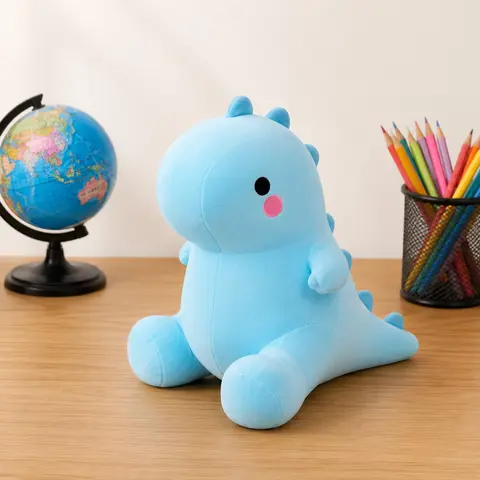 Chubbyjoy Multicolor Dinosaur Stuffed Animals - 10in,12in,16in Soft Squishy Plushies with Cute Animal Design, Glitter Accents, Science Theme, Unisex Collectibles, Aesthetic Room Decoration, Christmas Cuddly Doll Gift for Kids