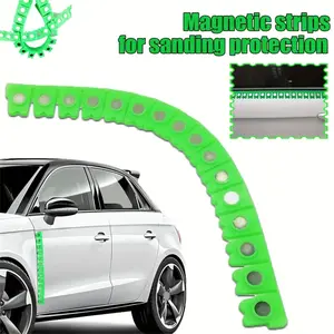 Stainless Steel Magnetic Car Protection Strip, Dry Grinding Bar, Wear Resistant Paint Strips, Car Repair Tools, Ideal for Auto Repair and DIY Enthusiasts