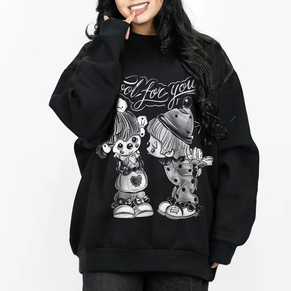 Chicano Art Graphic Hoodie, Unisex Long Sleeve Pullover in a Cotton Blend, Casual Oversized Streetwear Sweatshirt, Sweatshirts, Fabric
