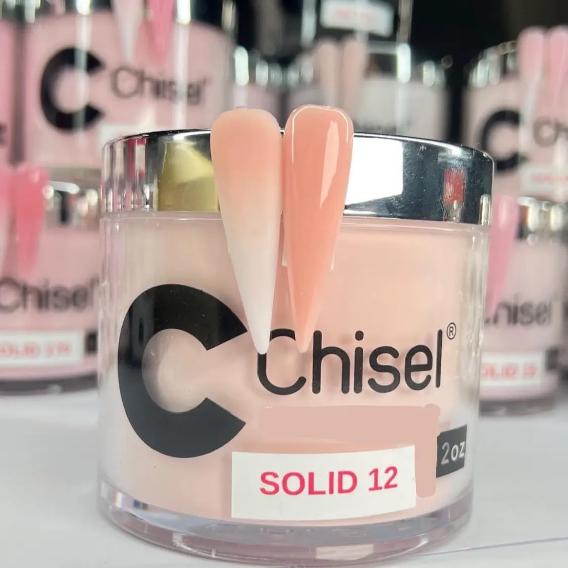 Chisel Acrylic Powder 2oz Solid 12 for Nail Art Chisel Acrylic Powder 2oz Solid 12 for Nail Art