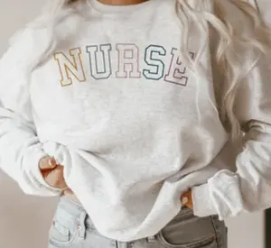 Retro Nurse Sweatshirt - RN LPN - Registered Nurse - Gift for Nurse - Nursing School Grad - Nurse Life - Unisex Crewneck Sweatshirt Tshirt, Hoodie and Sweatshirt