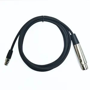 4-Pin Mini Connector (TA4F) to XLR(F) Connector Microphone Adapter Cable, 2-Meter Single Pack，Replacement for Shure WA310,Compatible with Shure PGX-D, GLX-D, QLX-D, ULX-D Digital Wireless Systems