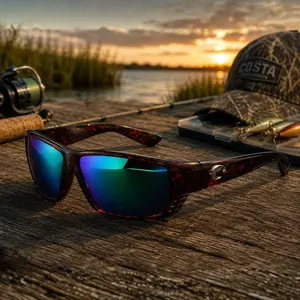 Costaego Polarized UV400 Sun Glasses for Men, Outdoor Beach Fishing Driving Eyewear
