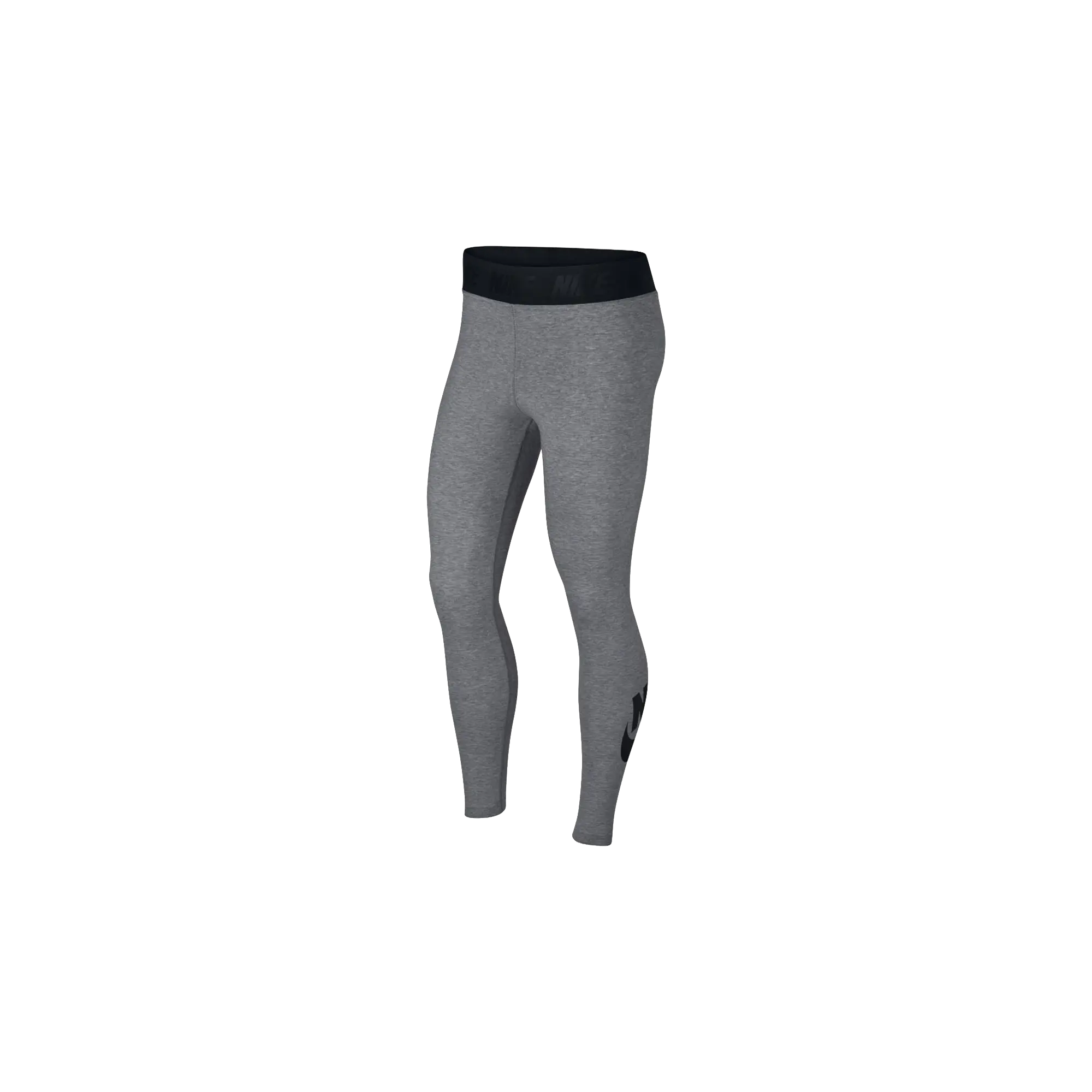 Sportswear Leg-A-See High-Rise Leggings WMNS "Carbon Heather / Black" 933346 091