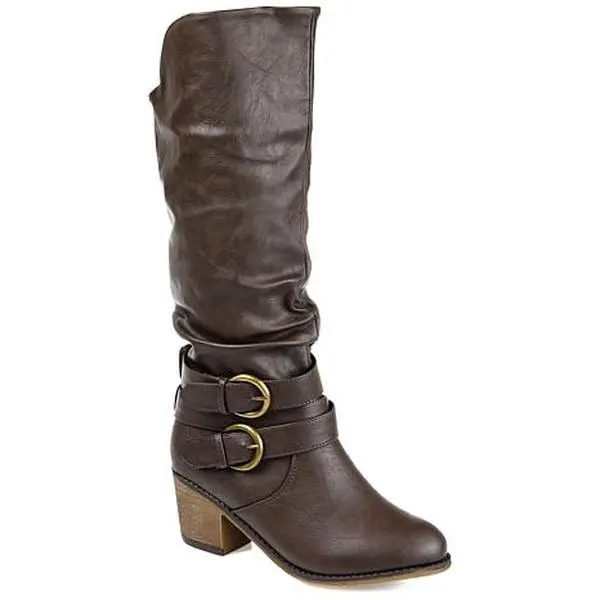 Journee Collection Women's Wide Width Calf Late Boot