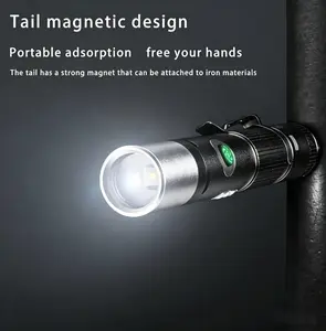 Electric Pen Light, Multifunctional Auto Repair Work Light, USB Rechargeable Mini Flashlight with Magnetic Tip & Tail Ignition, Car Interior Survival Tool, Heavy-Duty Vehicle Maintenance Accessory for Drivers