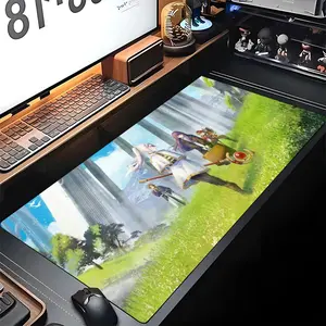 Frieren Beyond Journeys End Mouse Pad Gaming Locking Edge Big Computer Gamer Large Rubber Art Mousepad Laptop Desk Mat