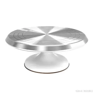 Cake Decorating Turntable, 1 Count 10/12 Inch Rotating Cake Stand, Making Cake Decoration Baking Tool for Home Baking House Dessert ShopXXALUE BAZAAR11